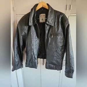 Wilda black leather jacket Size M